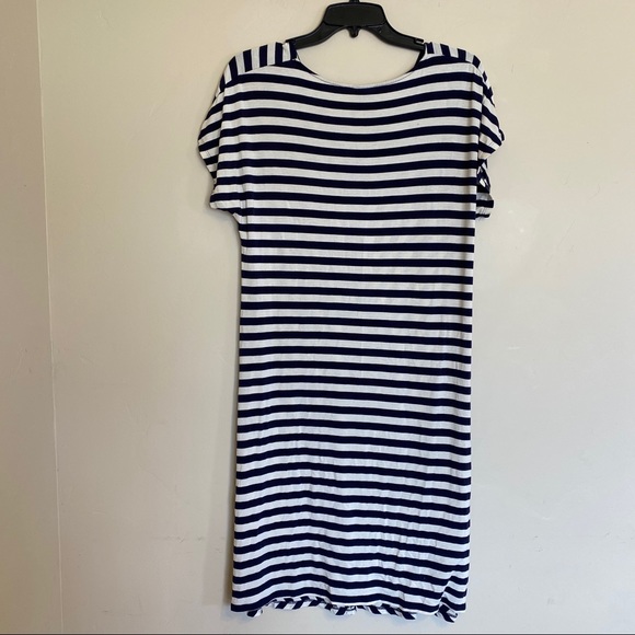 Navy and White Striped Dress - Picture 4 of 5